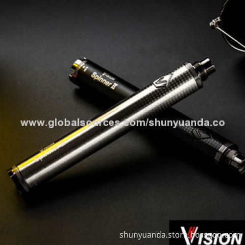 Electronic cigarette Vision spinner II 1600mAh, colorful twist battery, rechargeable battery,display